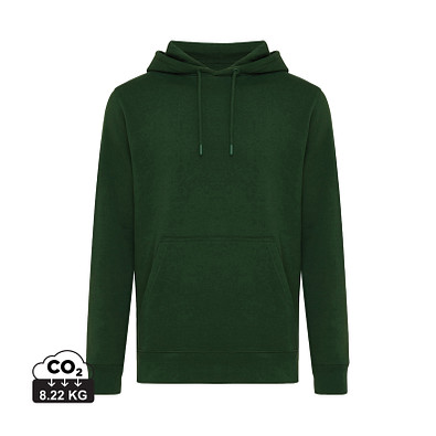 Iqoniq Rila Lightweight Hoodie aus recycelter Baumwolle, forest green, XXL