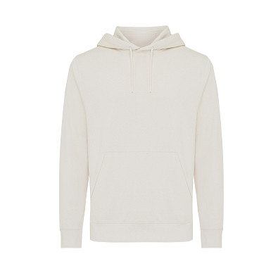 Iqoniq Rila Lightweight Hoodie aus recycelter Baumwolle, ivory white, M