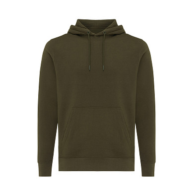 Iqoniq Rila Lightweight Hoodie aus recycelter Baumwolle, khaki, M