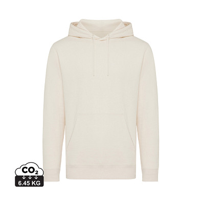 Iqoniq Rila Lightweight Hoodie aus recycelter Baumwolle, natural raw, 5XL