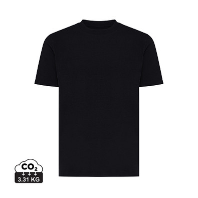 Iqoniq Sierra Lightweight T-Shirt aus recycelter Baumwolle, schwarz, XXXL