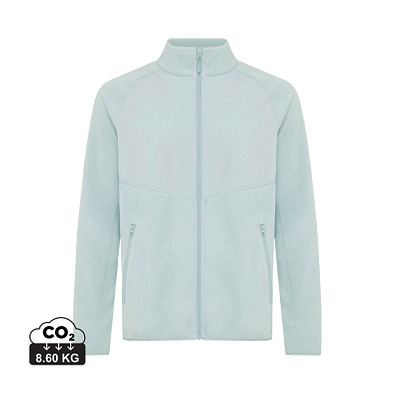 Iqoniq Talung Mikrofleece Jacke aus recyceltem Polyester, Iceberg green, XL