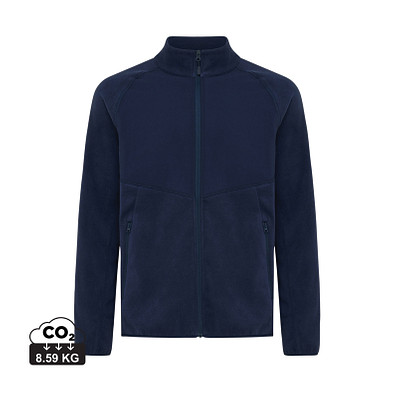 Iqoniq Talung Mikrofleece Jacke aus recyceltem Polyester, navy blau, S