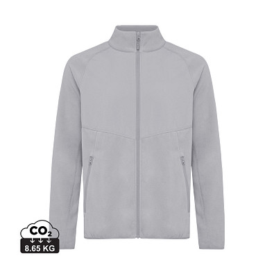 Iqoniq Talung Mikrofleece Jacke aus recyceltem Polyester, storm grey, XL