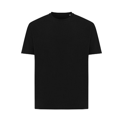 Iqoniq Teide T-Shirt aus recycelter Baumwolle, schwarz, 4XL