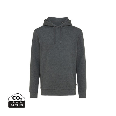 Iqoniq Torres ungefärbter Hoodie aus recycelter Baumwolle, ungefärbtes Anthrazit, XXL