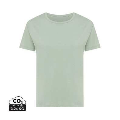 Iqoniq Yala Damen T-Shirt aus recycelter Baumwolle, Iceberg green, XXS