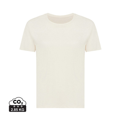 Iqoniq Yala Damen T-Shirt aus recycelter Baumwolle, natural raw, XS