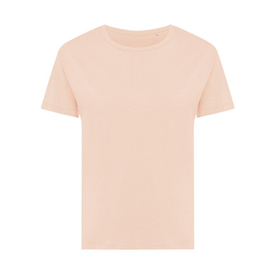 Iqoniq Yala Damen T-Shirt aus recycelter Baumwolle, peach nectar, S