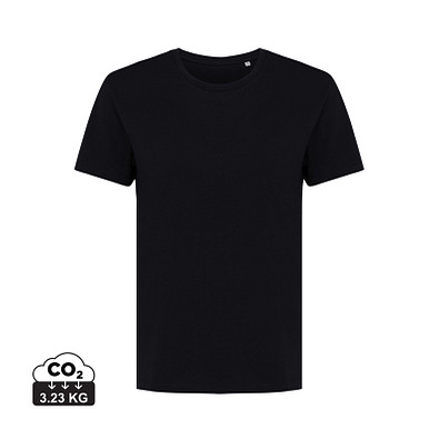 Iqoniq Yala Damen T-Shirt aus recycelter Baumwolle, schwarz, M