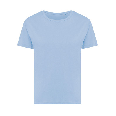 Iqoniq Yala Damen T-Shirt aus recycelter Baumwolle, sky blue, XL