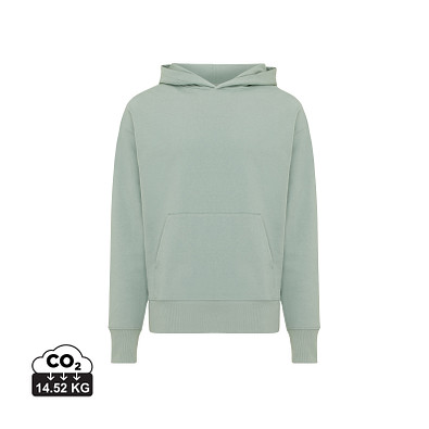 Iqoniq Yoho Relax-Hoodie aus recycelter Baumwolle, Iceberg green, M