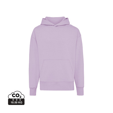 Iqoniq Yoho Relax-Hoodie aus recycelter Baumwolle, lavender, XXXL