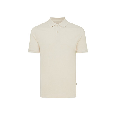 Iqoniq Yosemite Piqué-Poloshirt aus recycelter Baumwolle, natural raw, S
