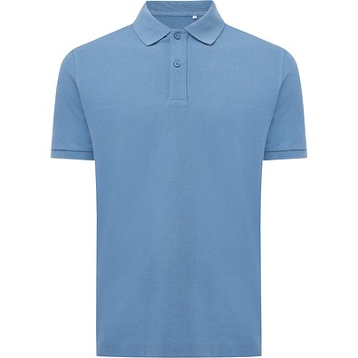 IQONIQ Yosemite Piqué-Poloshirt aus recycelter Baumwolle, moon blue, XXS