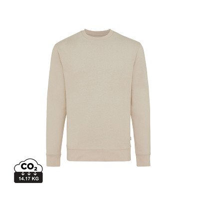 Iqoniq Zion Rundhals-Sweater aus recycelter Baumwolle, desert, XL