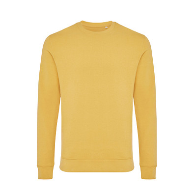 Iqoniq Zion Rundhals-Sweater, ochre yellow, S