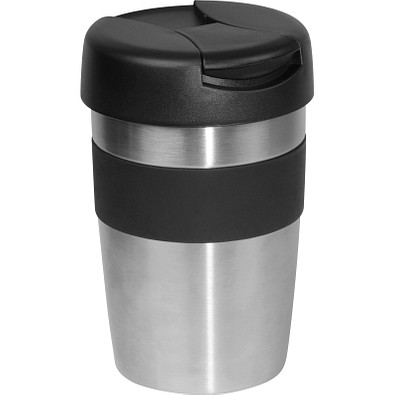Isolierbecher aus Edelstahl, 300 ml, schwarz