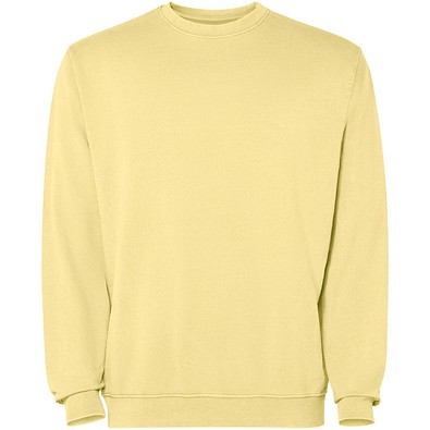 Jaya Pullover mit Rundhalsausschnitt Unisex, gelb, XS