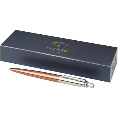PARKER Druckkugelschreiber Jotter Metall, blaue Mine, kupfer