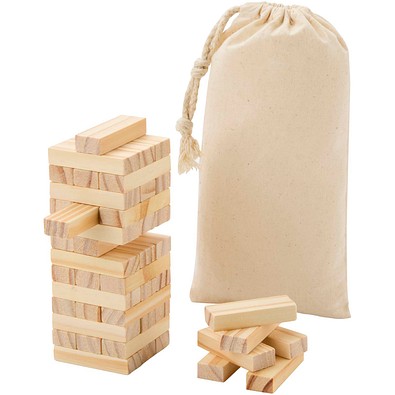 Jumble Wackelturm aus Holz, natur