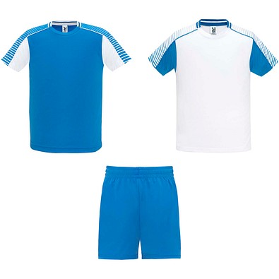 Juve Sport-Set für Kinder, weiß/royalblau, 16