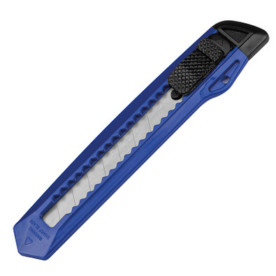 Kartonmesser aus Kunststoff, blau