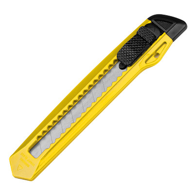 Kartonmesser aus Kunststoff, gelb
