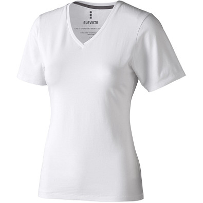 ELEVATE Damen Öko T-Shirt Kawartha, weiß, S