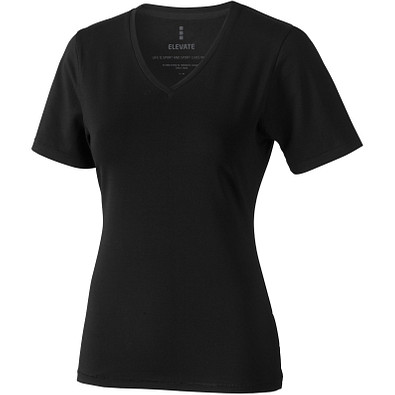 ELEVATE Damen Öko T-Shirt Kawartha, schwarz, L