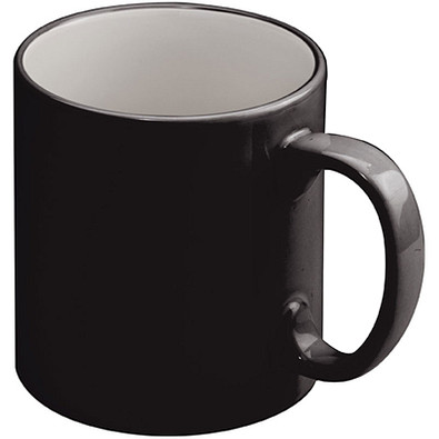 Keramiktasse Lissabon,schwarz