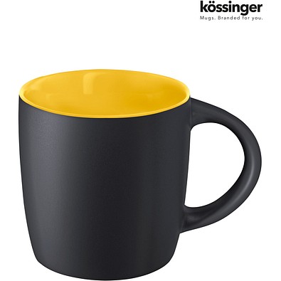 Tasse Ennia 250 ml, schwarz-gelb
