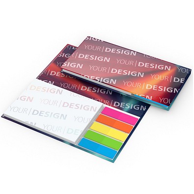 Geiger-Notes Kopenhagen Haftnotizen, Bookcover gloss, 4/4-farbig, inkl. Druck auf Haftnotizen und Umschlag