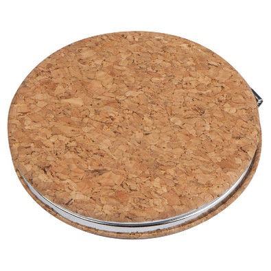 Kork Taschenspiegel , beige