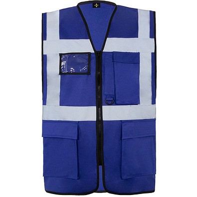 Korntex® Comfort Warnweste Hamburg, Multifunktional, L, Königsblau