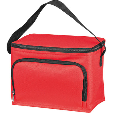 Kühltasche aus Polyester, rot