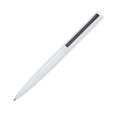 Kugelschreiber aus recyceltem Aluminium , weiss
