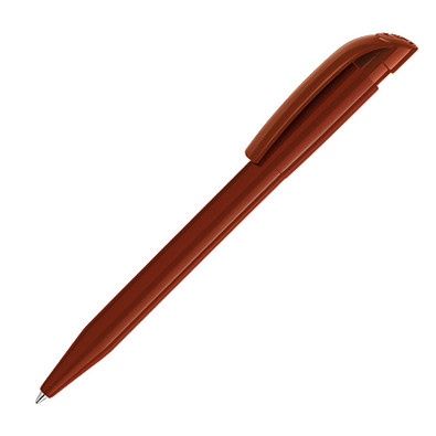 Kugelschreiber Total MADE IN EUROPE, blaue Mine, maroon