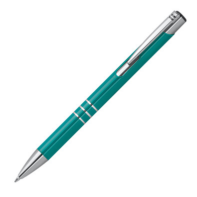 LANCE® Metall-Kugelschreiber Minsk lackiert, türkis