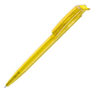 uma® Druckkugelschreiber Recycled PET-Pen, blaue Mine, gelb