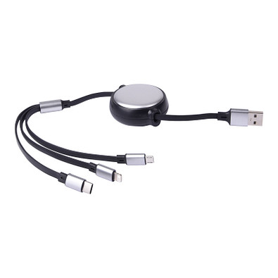Ladekabel RETRACT,schwarz