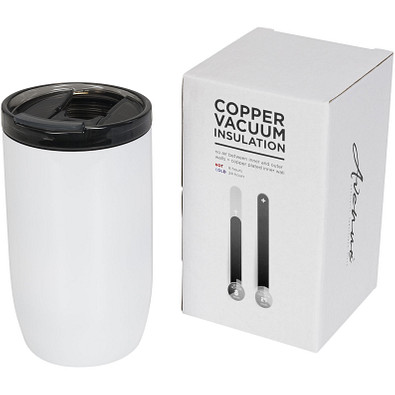Lagom Kupfer-Vakuum Isolierbecher, 380 ml, weiss