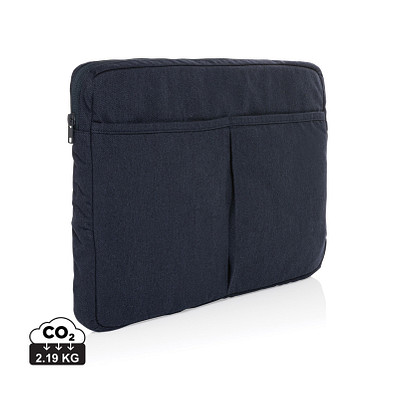 Laluka AWARE™ 15,6 Zoll Laptoptasche aus recycelter Baumwolle, navy blau