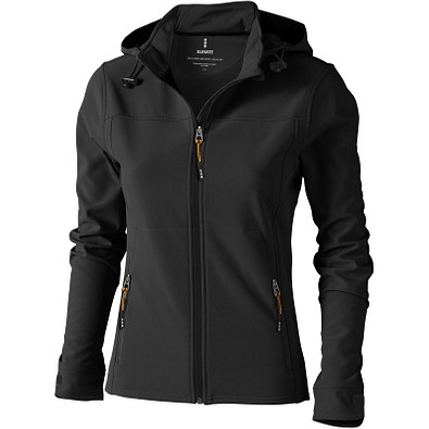 ELEVATE Damen Softshell Jacke Langley, anthrazit, S