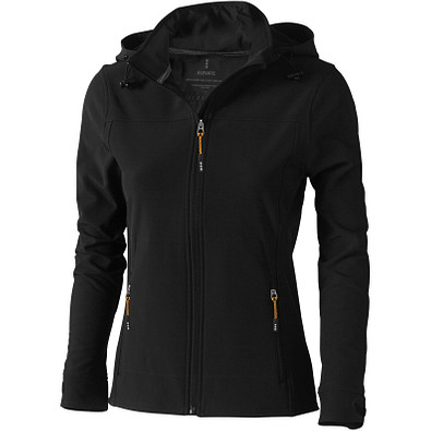 ELEVATE Damen Softshell Jacke Langley, schwarz, S