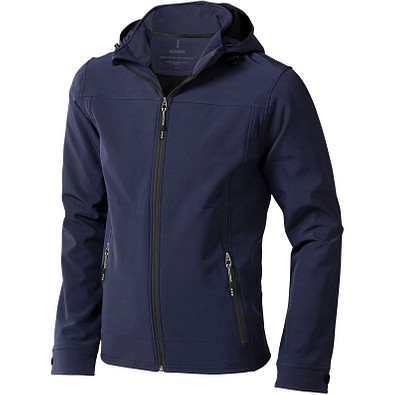 ELEVATE Herren Softshell Jacke Langley, dunkelblau, XXL