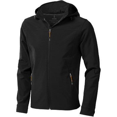 ELEVATE Herren Softshell Jacke Langley, schwarz, XS