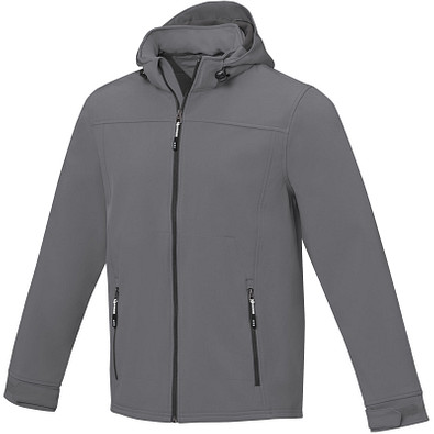 Langley Softshelljacke für Herren, stahlgrau,  XS