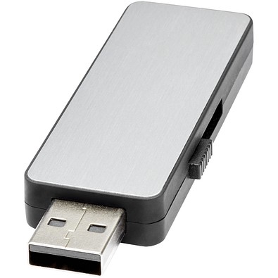 Light Up USB Stick mit weißem Licht, schwarz, 2GB