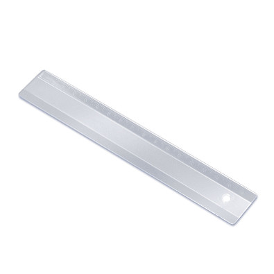 Lineal 16 cm, transparent